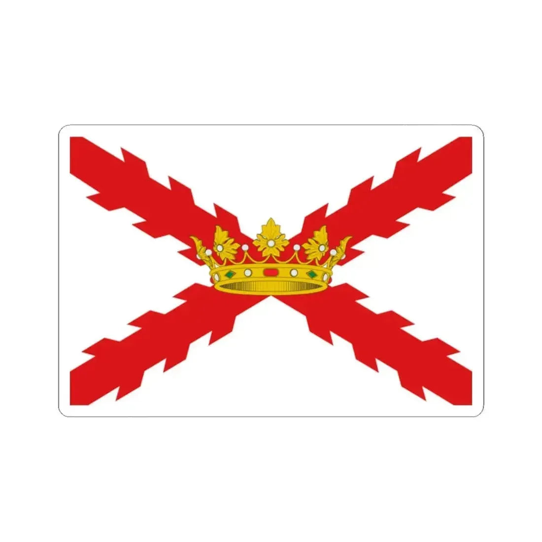 Flag of Chuquisaca  Sucre (Bolivia) STICKER Vinyl Kiss-Cut Decal 2 Inch White - The Sticker Space