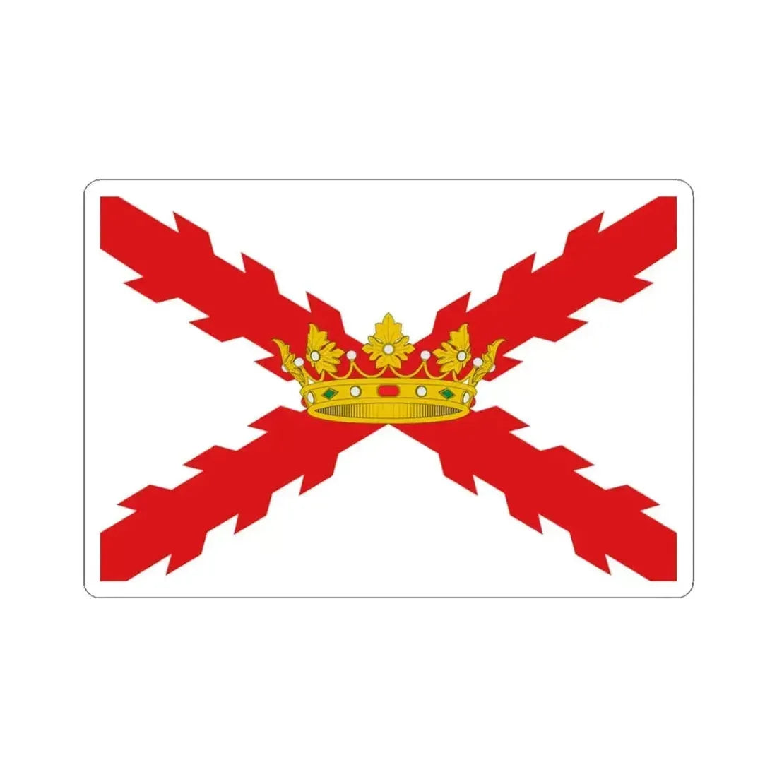 Flag of Chuquisaca  Sucre (Bolivia) STICKER Vinyl Kiss-Cut Decal 3 Inch White - The Sticker Space