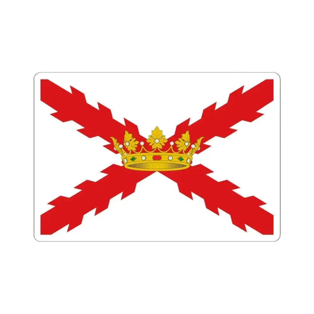 Flag of Chuquisaca  Sucre (Bolivia) STICKER Vinyl Kiss-Cut Decal 6 Inch White - The Sticker Space