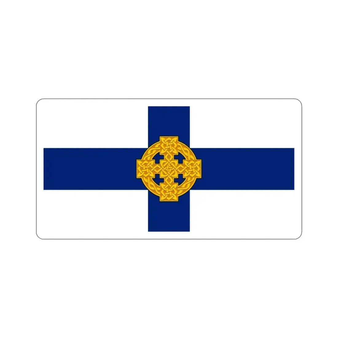 Flag of Church in Wales STICKER Vinyl Die-Cut Decal - The Sticker Space