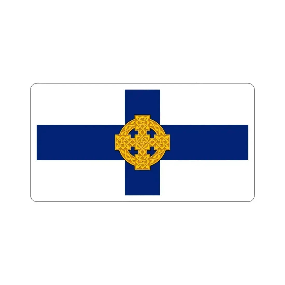 Flag of Church in Wales STICKER Vinyl Die-Cut Decal - The Sticker Space