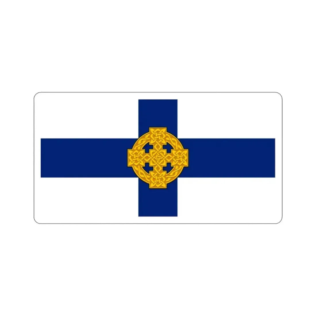 Flag of Church in Wales STICKER Vinyl Die-Cut Decal - The Sticker Space