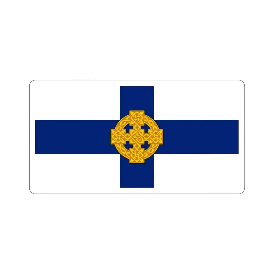 Flag of Church in Wales STICKER Vinyl Die-Cut Decal - The Sticker Space