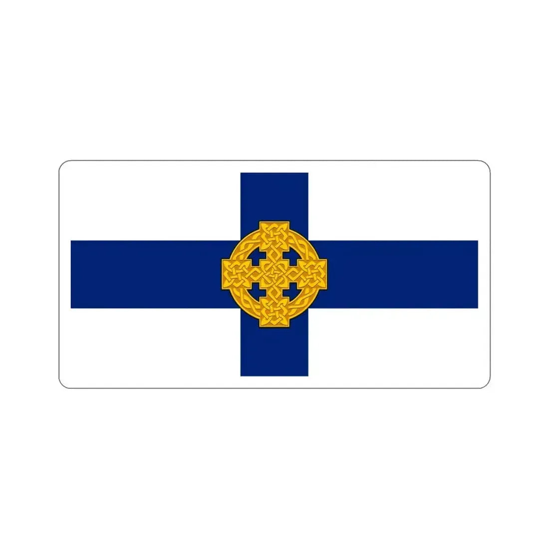 Flag of Church in Wales STICKER Vinyl Die-Cut Decal - The Sticker Space