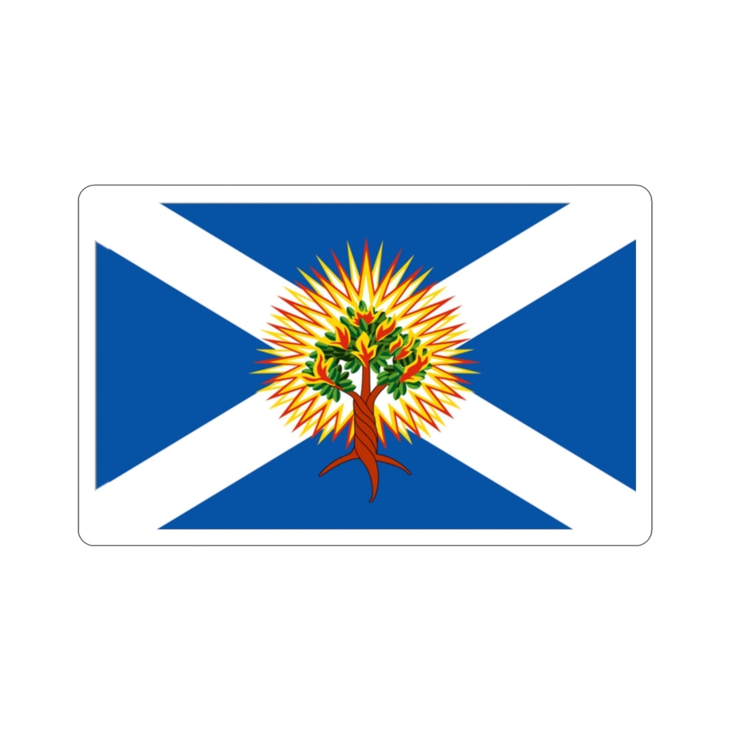 Flag of Church of Scotland STICKER Vinyl Die-Cut Decal-2 Inch-The Sticker Space