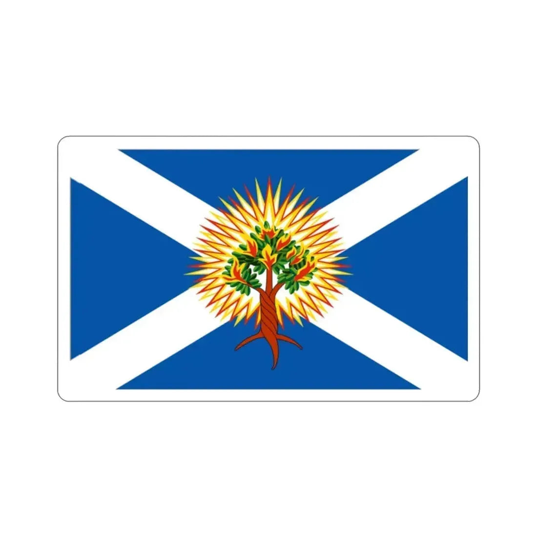 Flag of Church of Scotland STICKER Vinyl Die-Cut Decal 2 Inch - The Sticker Space
