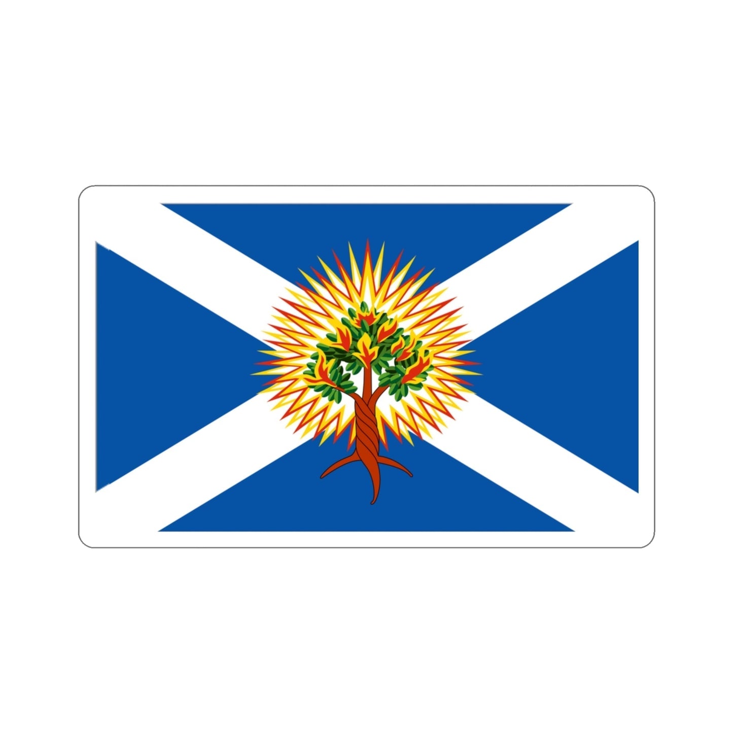 Flag of Church of Scotland STICKER Vinyl Die-Cut Decal-3 Inch-The Sticker Space