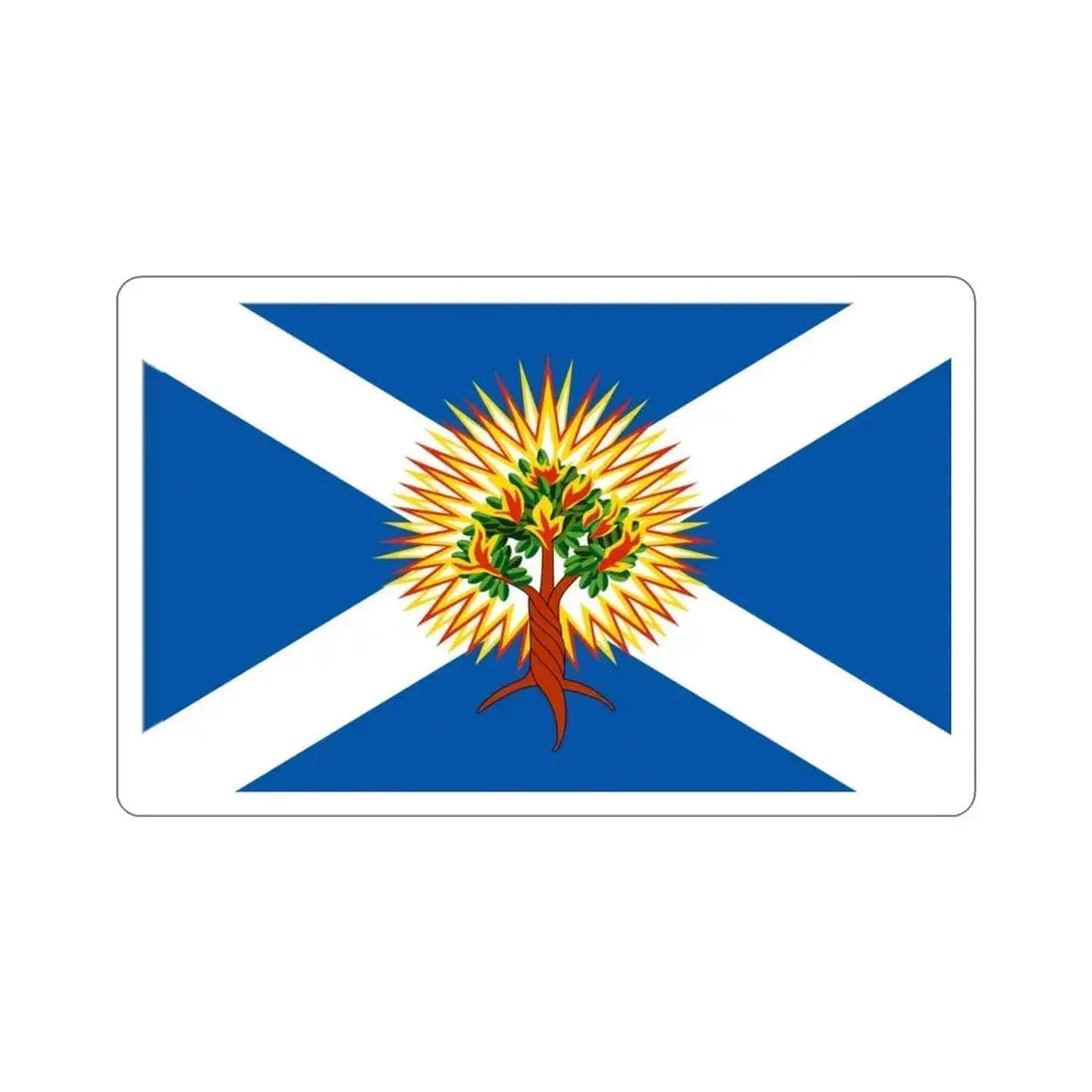 Flag of Church of Scotland STICKER Vinyl Die-Cut Decal 3 Inch - The Sticker Space