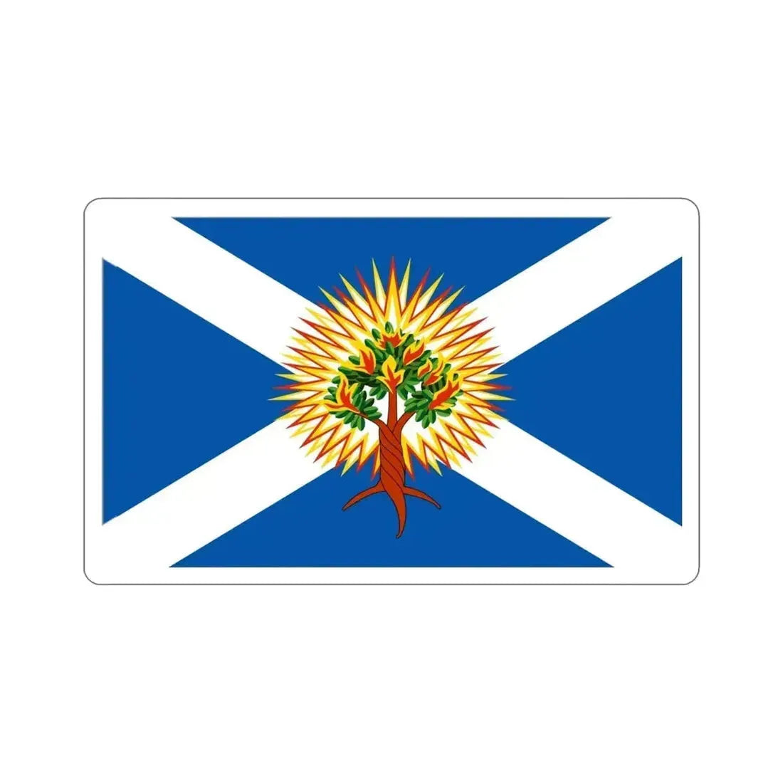 Flag of Church of Scotland STICKER Vinyl Die-Cut Decal - The Sticker Space