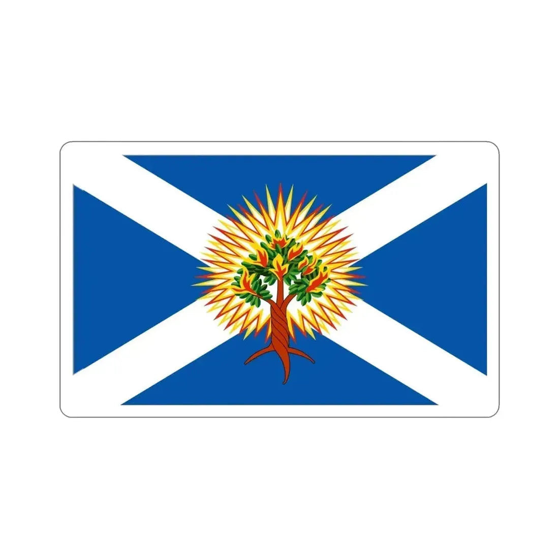 Flag of Church of Scotland STICKER Vinyl Die-Cut Decal - The Sticker Space