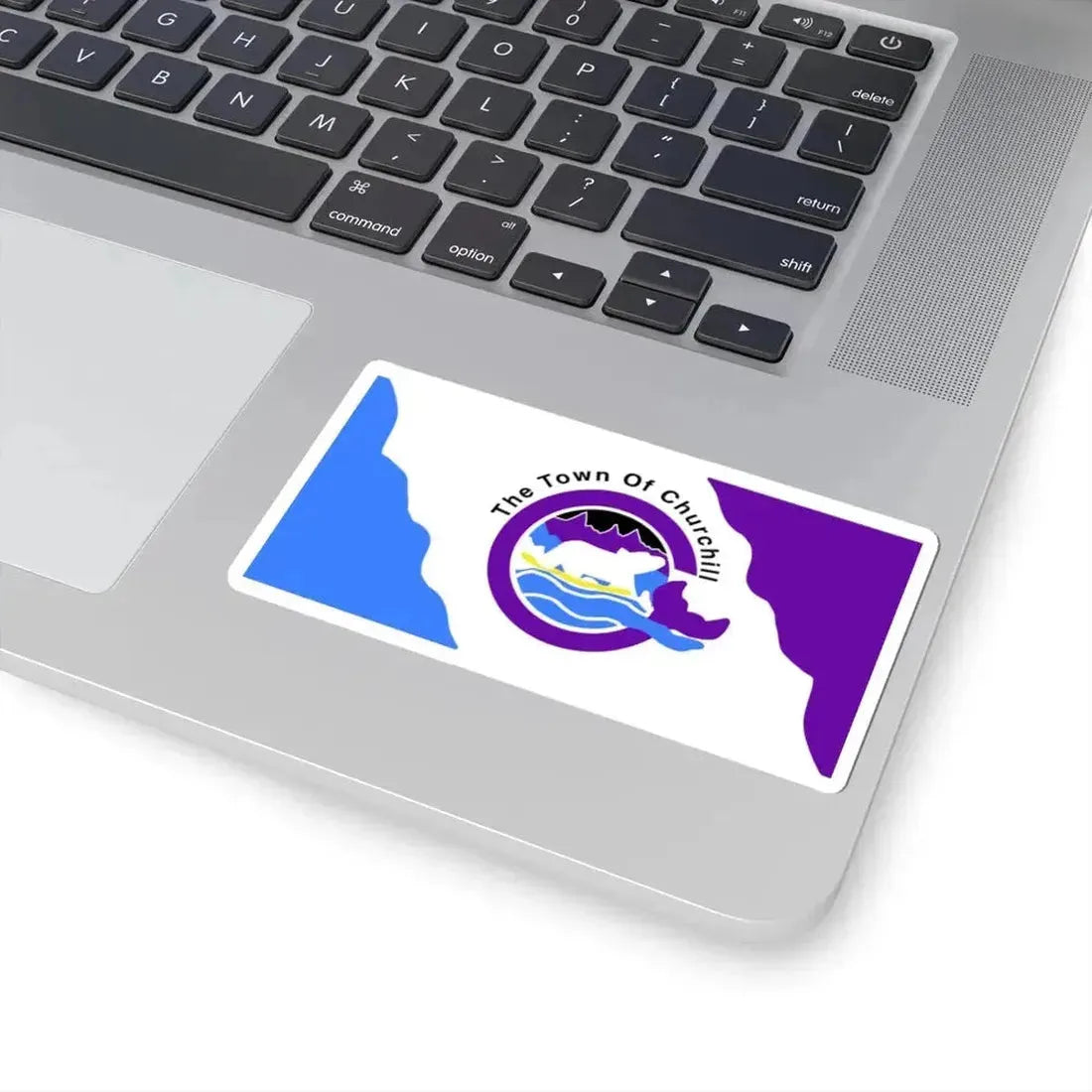 Flag of Churchill Manitoba (Canada) STICKER Vinyl Kiss-Cut Decal - The Sticker Space