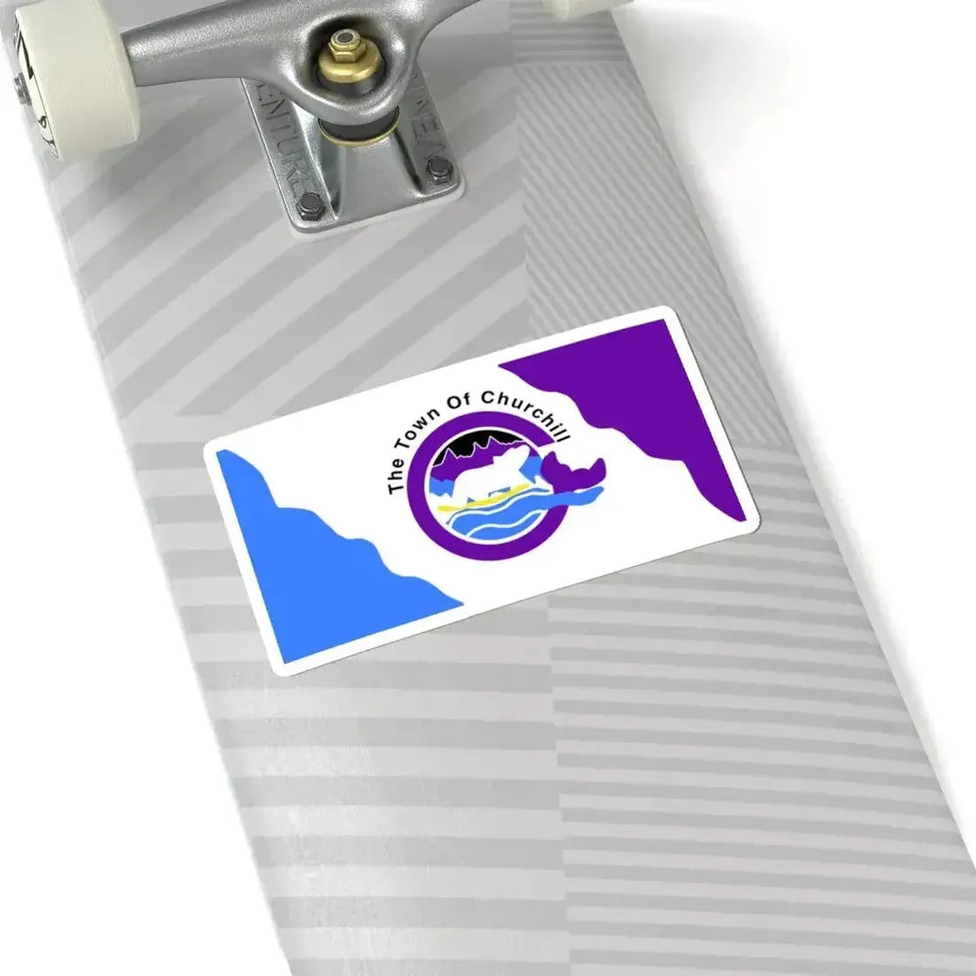 Flag of Churchill Manitoba (Canada) STICKER Vinyl Kiss-Cut Decal - The Sticker Space