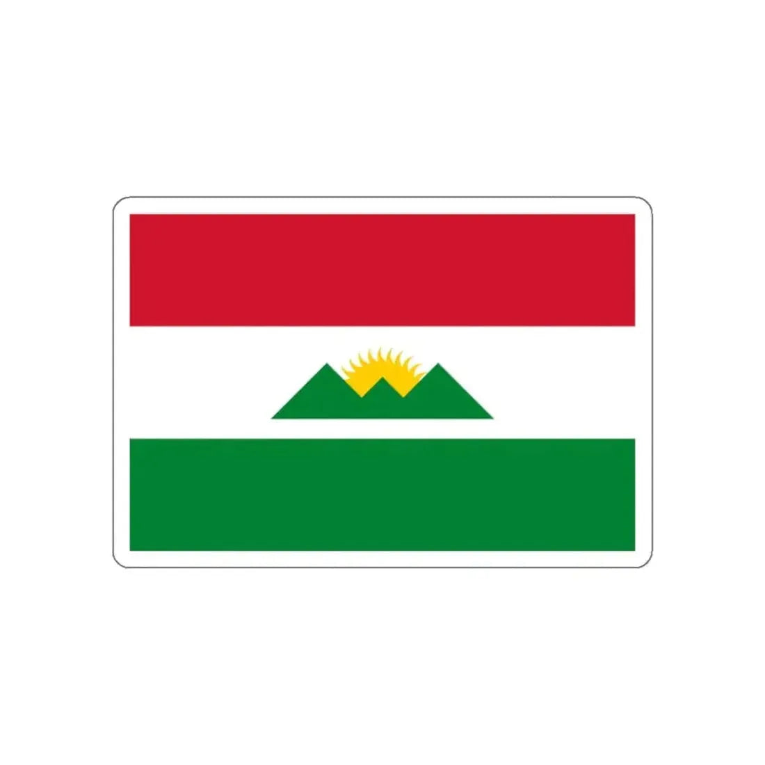 Flag of Churuguara Venezuela STICKER Vinyl Die-Cut Decal - The Sticker Space