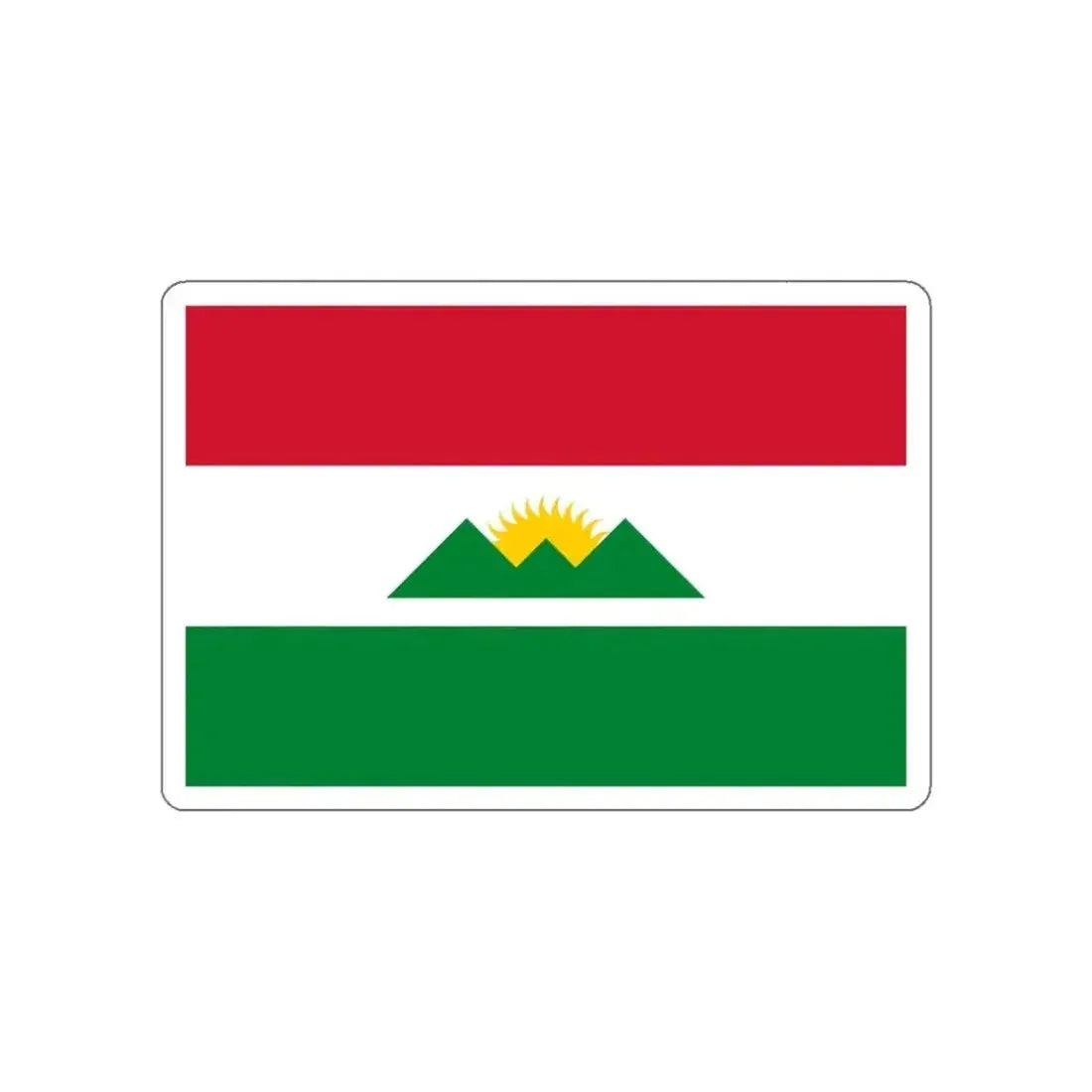 Flag of Churuguara Venezuela STICKER Vinyl Die-Cut Decal - The Sticker Space