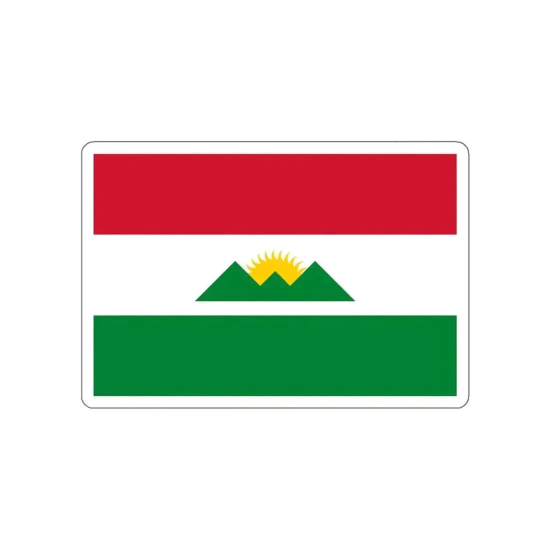 Flag of Churuguara Venezuela STICKER Vinyl Die-Cut Decal - The Sticker Space