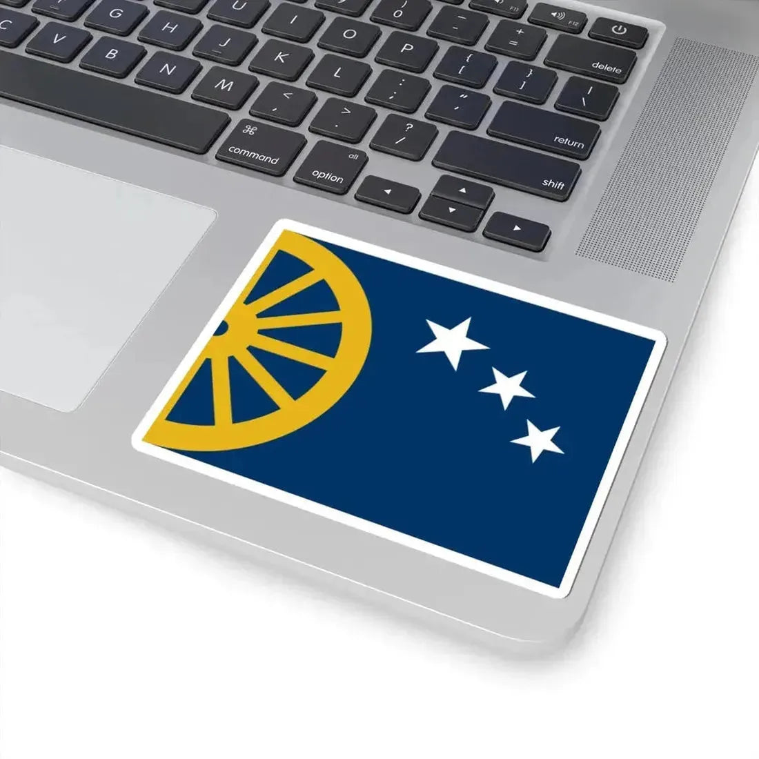 Flag of Cimarron Kansas (United States) STICKER Vinyl Kiss-Cut Decal - The Sticker Space