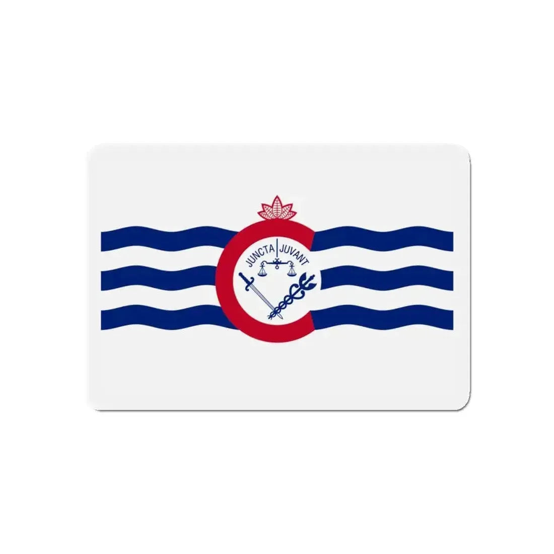 Flag of Cincinnati Ohio - Refrigerator Magnet - The Sticker Space