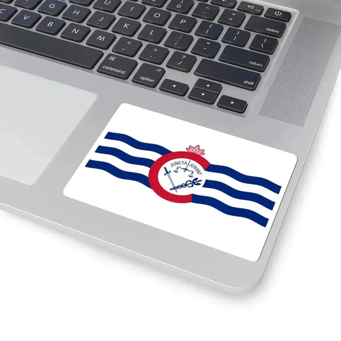 Flag of Cincinnati Ohio (United States) STICKER Vinyl Kiss-Cut Decal - The Sticker Space