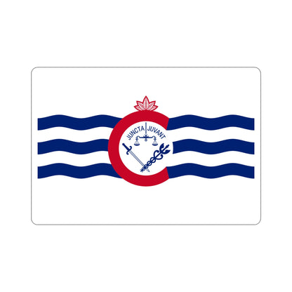 Flag of Cincinnati Ohio USA STICKER Vinyl Die-Cut Decal-5 Inch-The Sticker Space