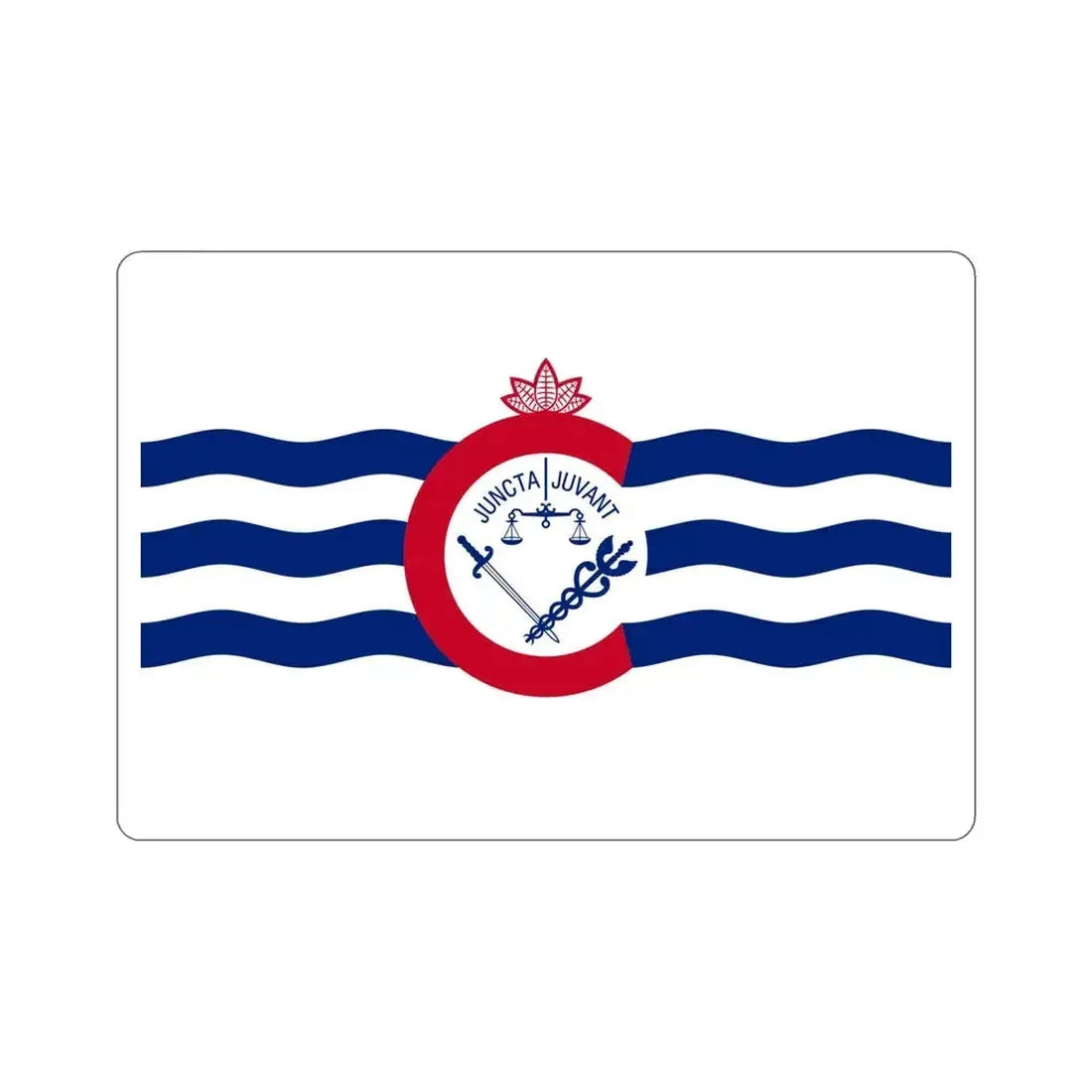 Flag of Cincinnati Ohio USA STICKER Vinyl Die-Cut Decal - The Sticker Space