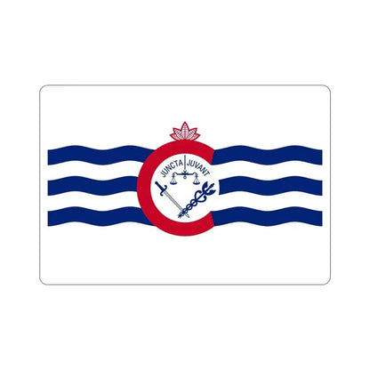 Flag of Cincinnati Ohio USA STICKER Vinyl Die-Cut Decal - The Sticker Space
