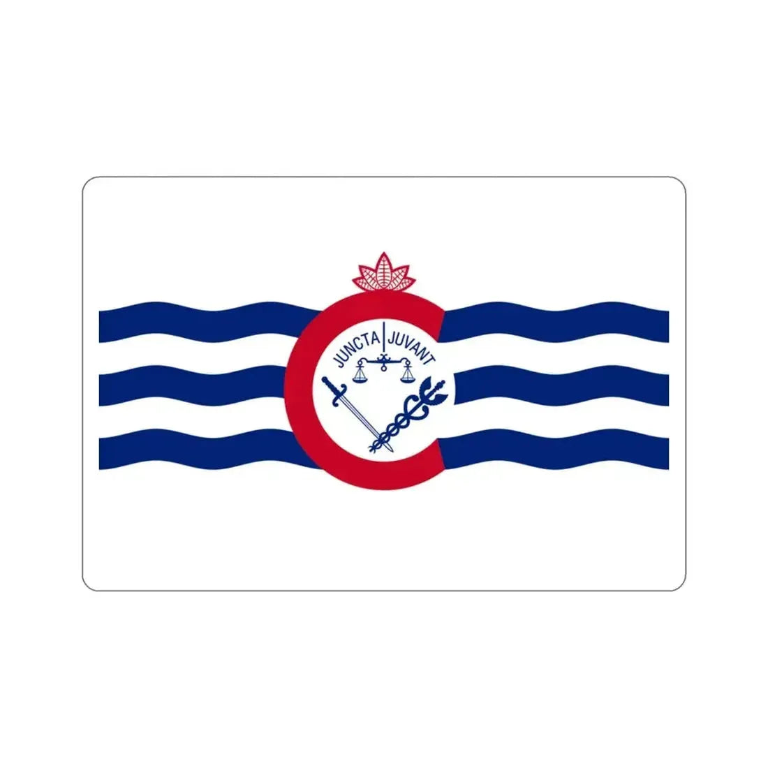 Flag of Cincinnati Ohio USA STICKER Vinyl Die-Cut Decal - The Sticker Space