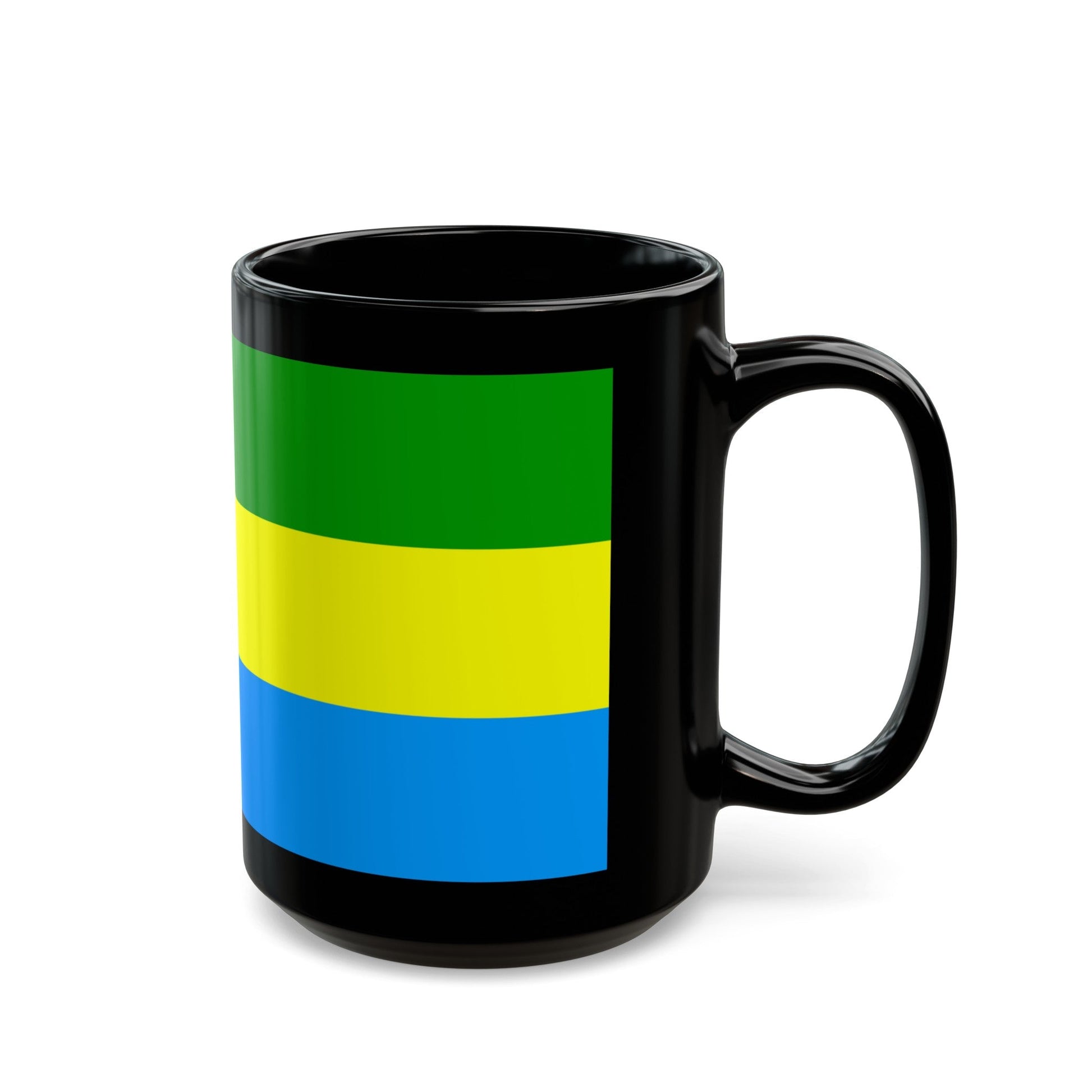 Flag of City of Bandung Indonesia - Black Coffee Mug-The Sticker Space