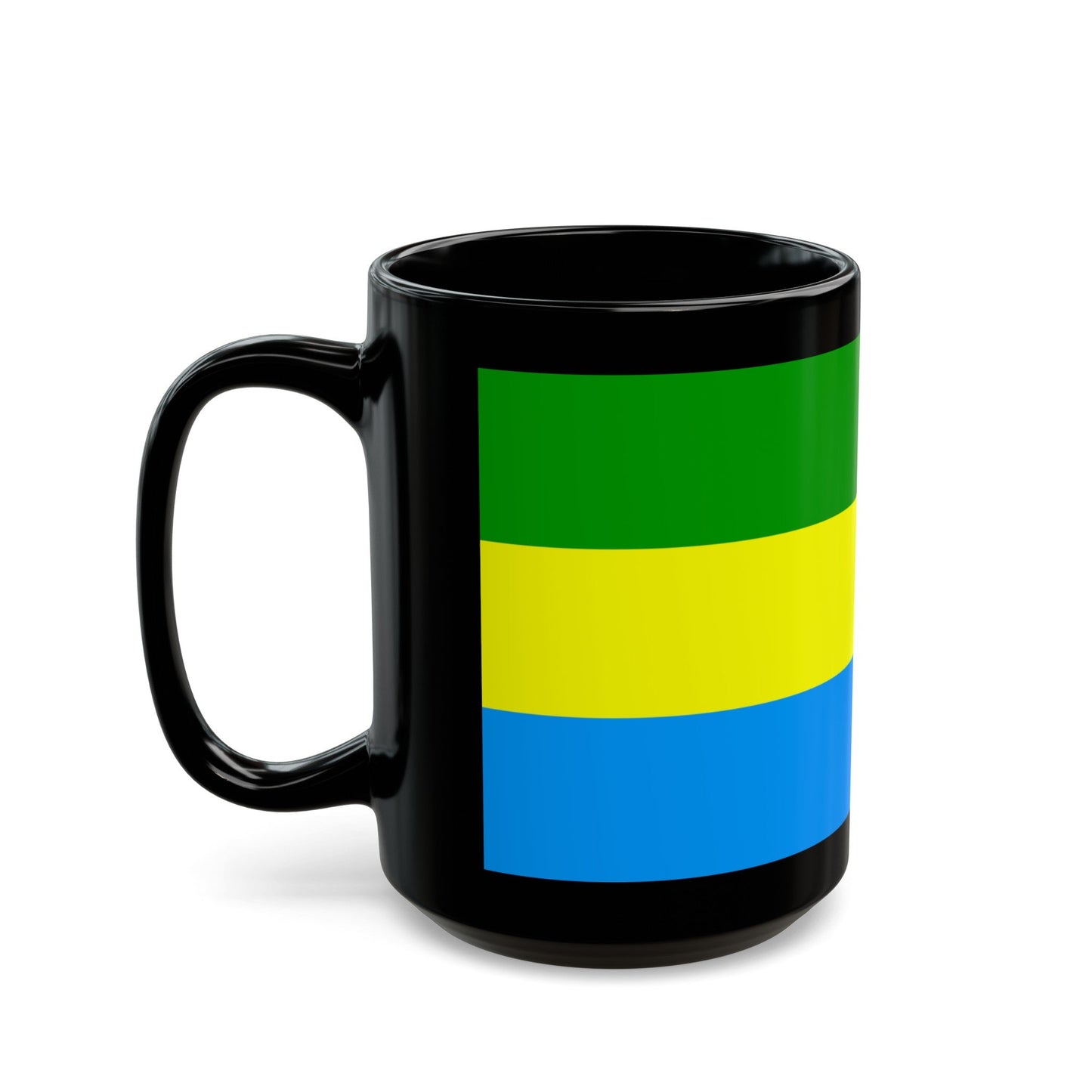 Flag of City of Bandung Indonesia - Black Coffee Mug-The Sticker Space