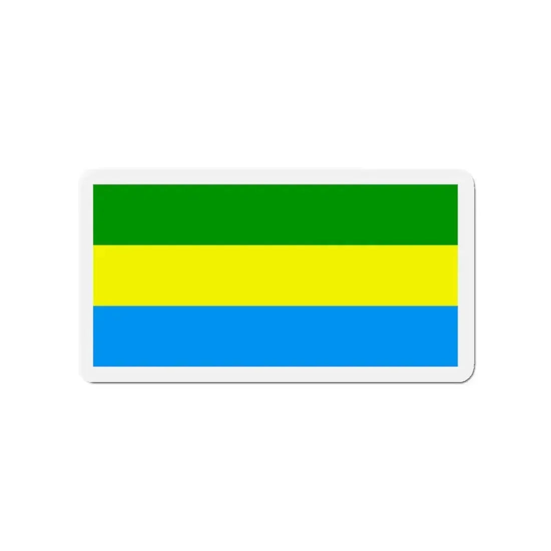 Flag of City of Bandung Indonesia - Refrigerator Magnet 3 Inch - The Sticker Space