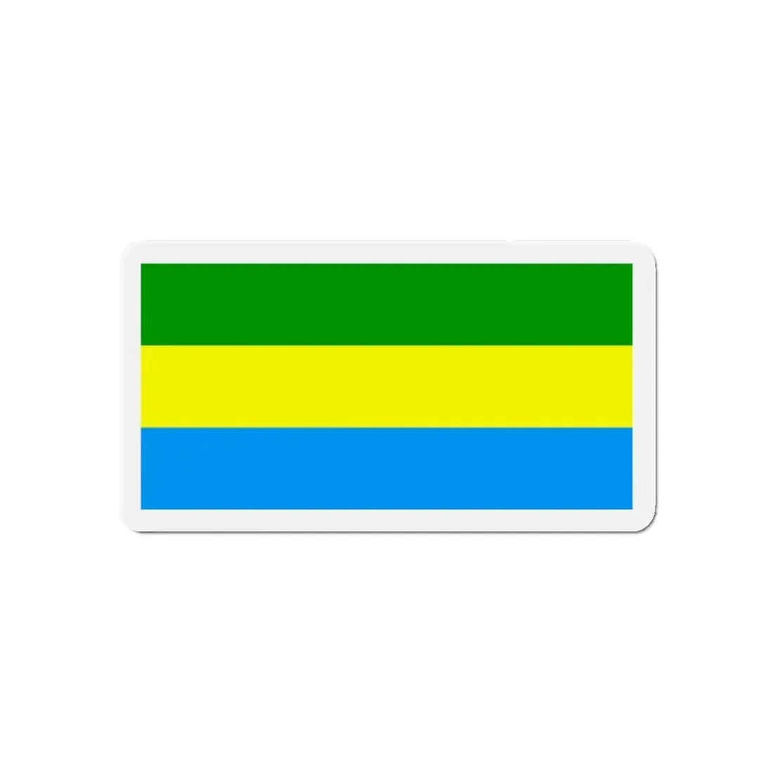 Flag of City of Bandung Indonesia - Refrigerator Magnet 5 Inch - The Sticker Space