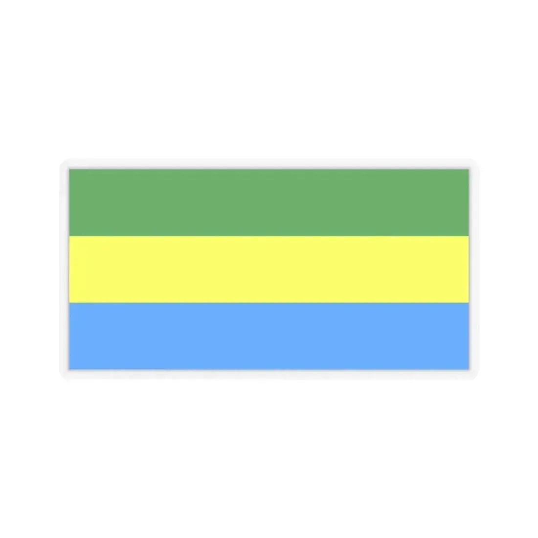 Flag of City of Bandung Indonesia - STICKER Vinyl Kiss-Cut Decal 2 Inch Transparent - The Sticker Space