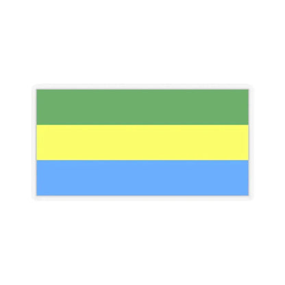 Flag of City of Bandung Indonesia - STICKER Vinyl Kiss-Cut Decal 3 Inch Transparent - The Sticker Space