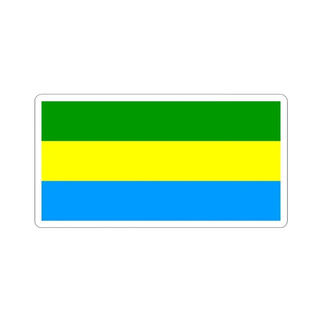 Flag of City of Bandung Indonesia - STICKER Vinyl Kiss-Cut Decal 3 Inch White - The Sticker Space