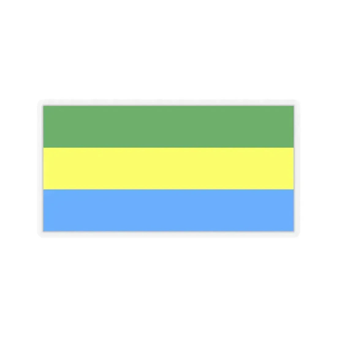 Flag of City of Bandung Indonesia - STICKER Vinyl Kiss-Cut Decal 4 Inch Transparent - The Sticker Space