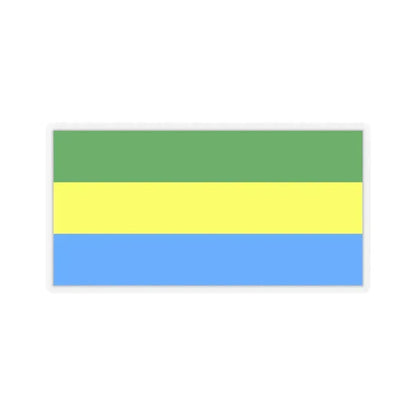 Flag of City of Bandung Indonesia - STICKER Vinyl Kiss-Cut Decal 4 Inch Transparent - The Sticker Space