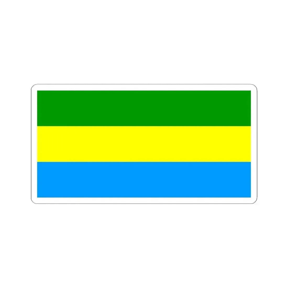 Flag of City of Bandung Indonesia - STICKER Vinyl Kiss-Cut Decal 4 Inch White - The Sticker Space