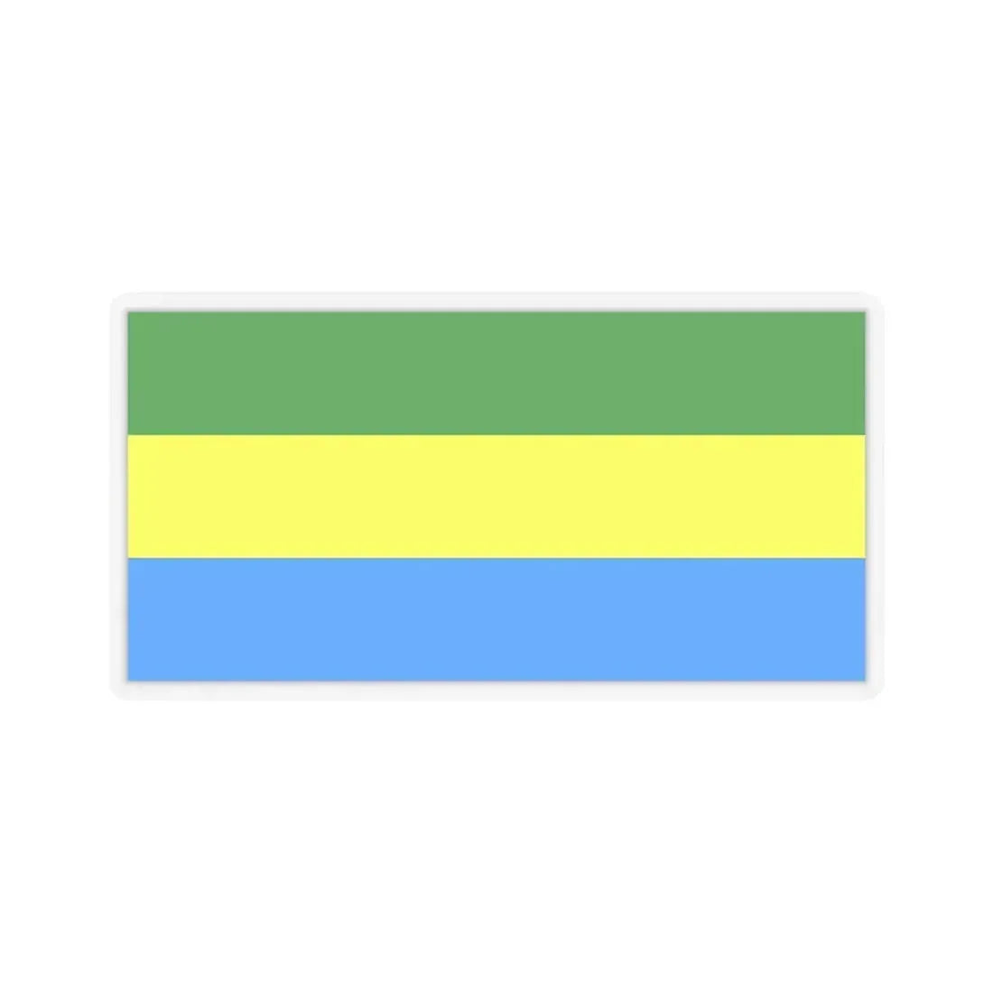 Flag of City of Bandung Indonesia - STICKER Vinyl Kiss-Cut Decal 6 Inch Transparent - The Sticker Space