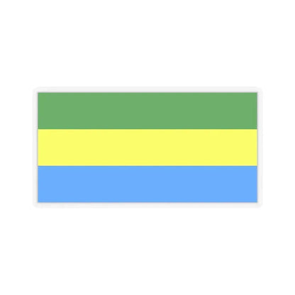 Flag of City of Bandung Indonesia - STICKER Vinyl Kiss-Cut Decal 6 Inch Transparent - The Sticker Space