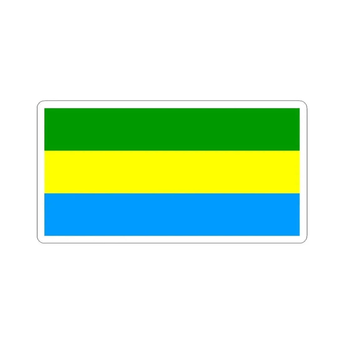 Flag of City of Bandung Indonesia - STICKER Vinyl Kiss-Cut Decal 6 Inch White - The Sticker Space