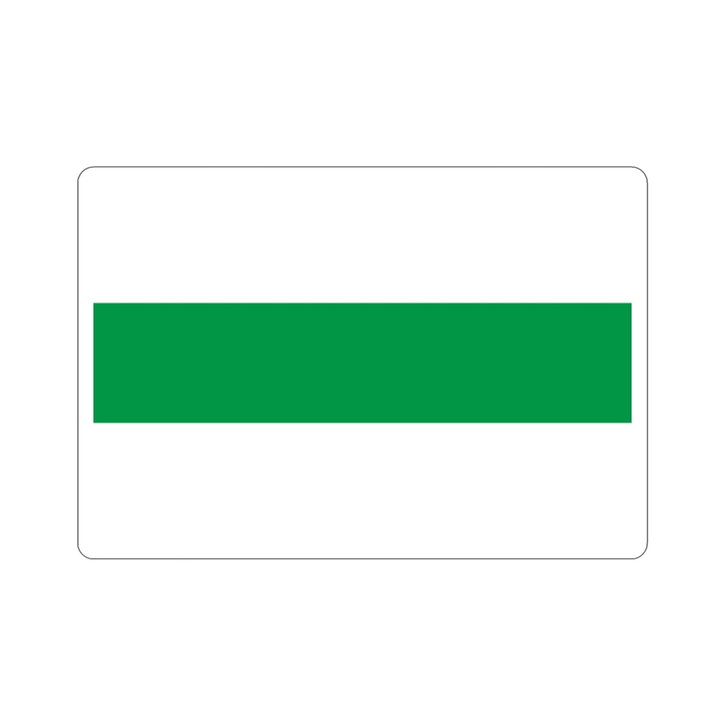 Flag of City of Groningen the capital of the province of Groningen Netherlands STICKER Vinyl Die-Cut Decal-2 Inch-The Sticker Space