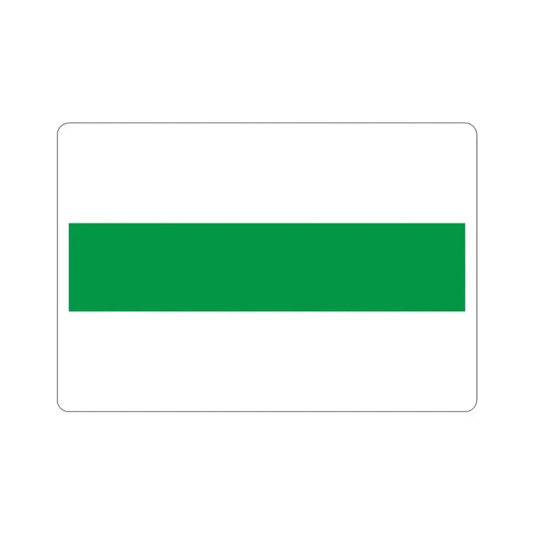 Flag of City of Groningen the capital of the province of Groningen Netherlands STICKER Vinyl Die-Cut Decal 2 Inch - The Sticker Space