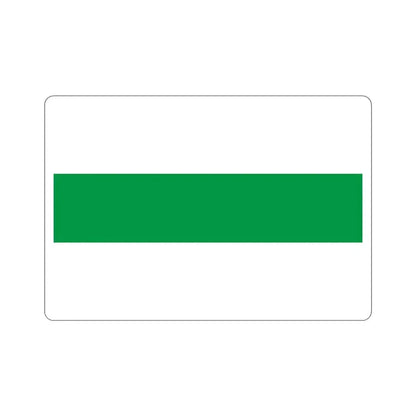 Flag of City of Groningen the capital of the province of Groningen Netherlands STICKER Vinyl Die-Cut Decal 3 Inch - The Sticker Space