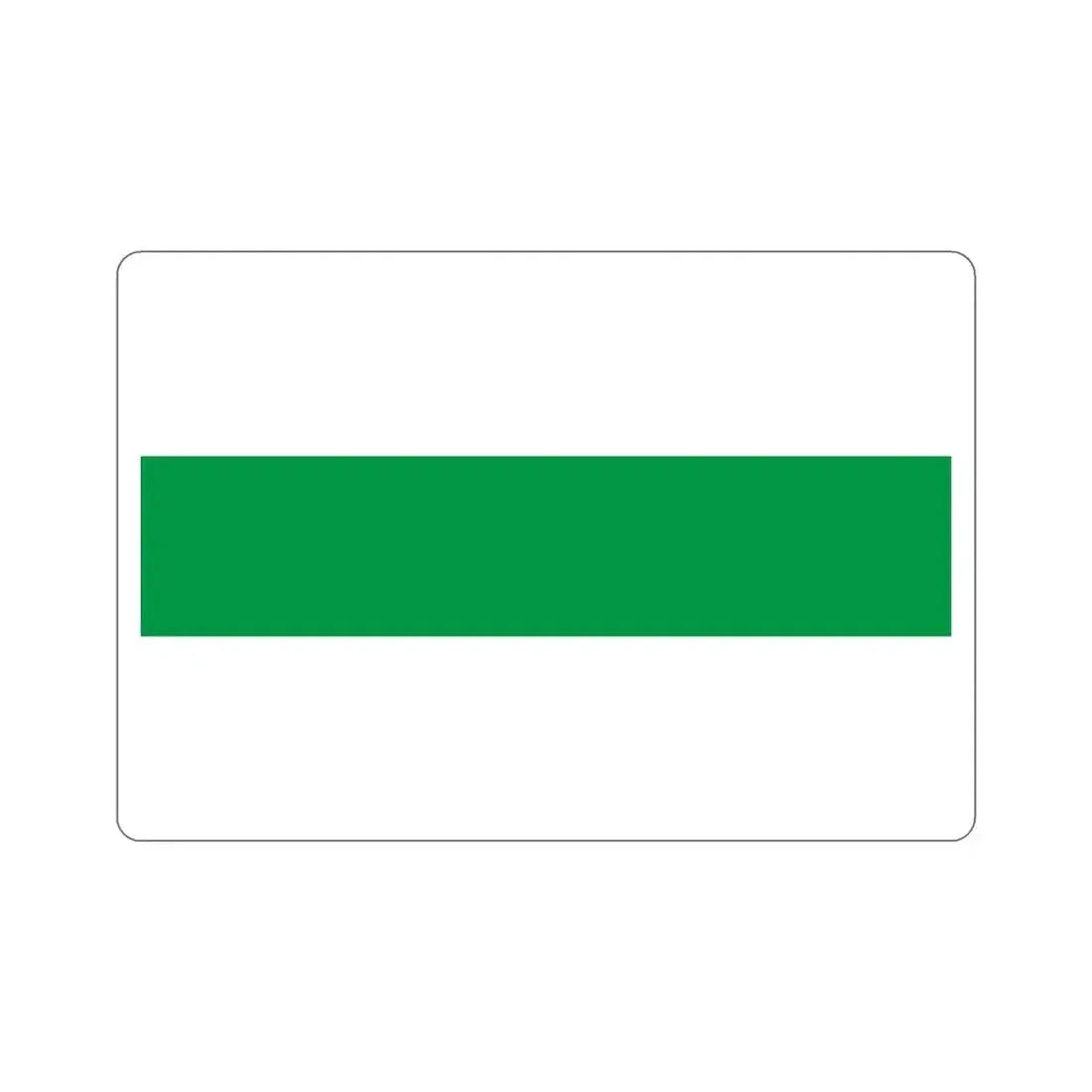 Flag of City of Groningen the capital of the province of Groningen Netherlands STICKER Vinyl Die-Cut Decal 4 Inch - The Sticker Space