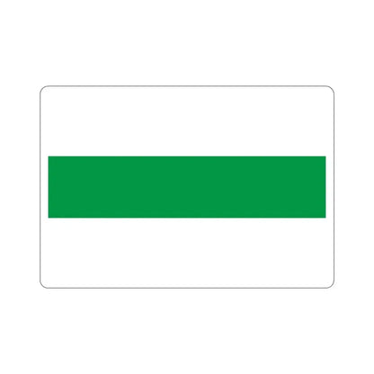 Flag of City of Groningen the capital of the province of Groningen Netherlands STICKER Vinyl Die-Cut Decal 4 Inch - The Sticker Space