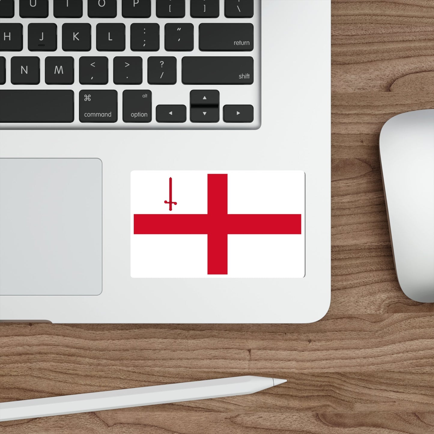 Flag of City of London UK STICKER Vinyl Die-Cut Decal-The Sticker Space