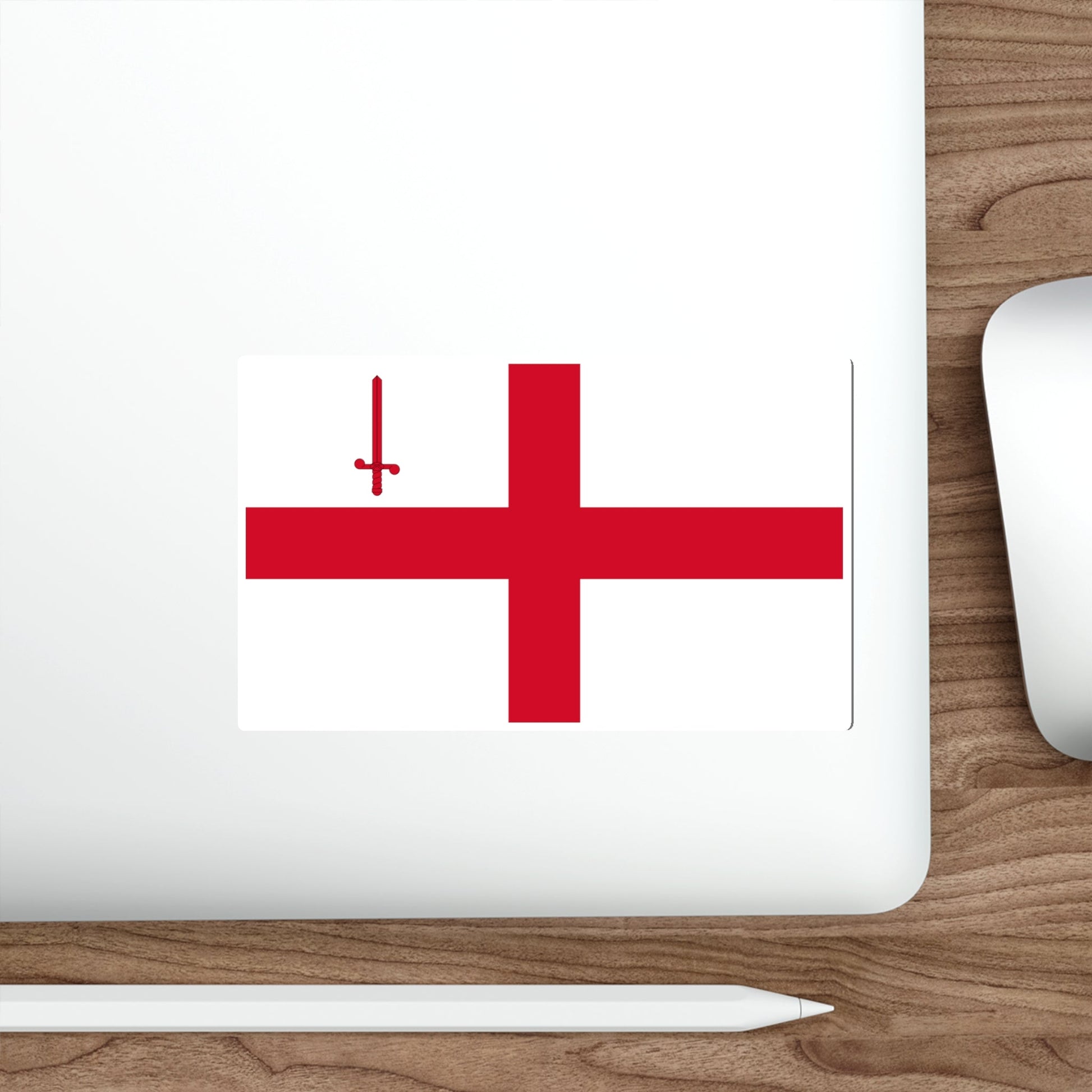 Flag of City of London UK STICKER Vinyl Die-Cut Decal-The Sticker Space