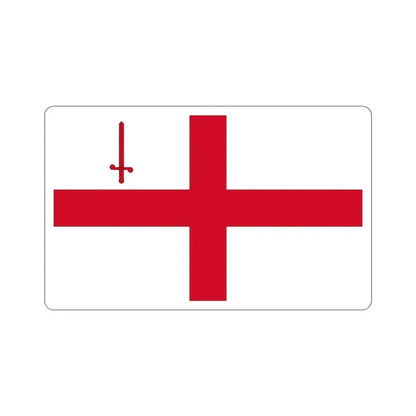 Flag of City of London UK STICKER Vinyl Die-Cut Decal 6 Inch - The Sticker Space