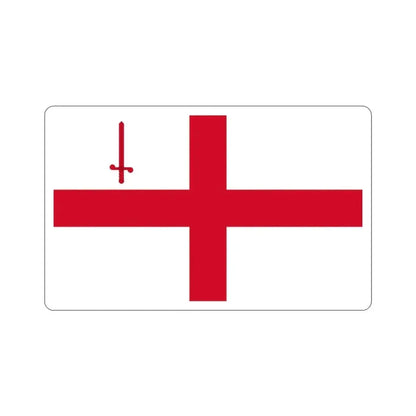 Flag of City of London UK STICKER Vinyl Die-Cut Decal - The Sticker Space