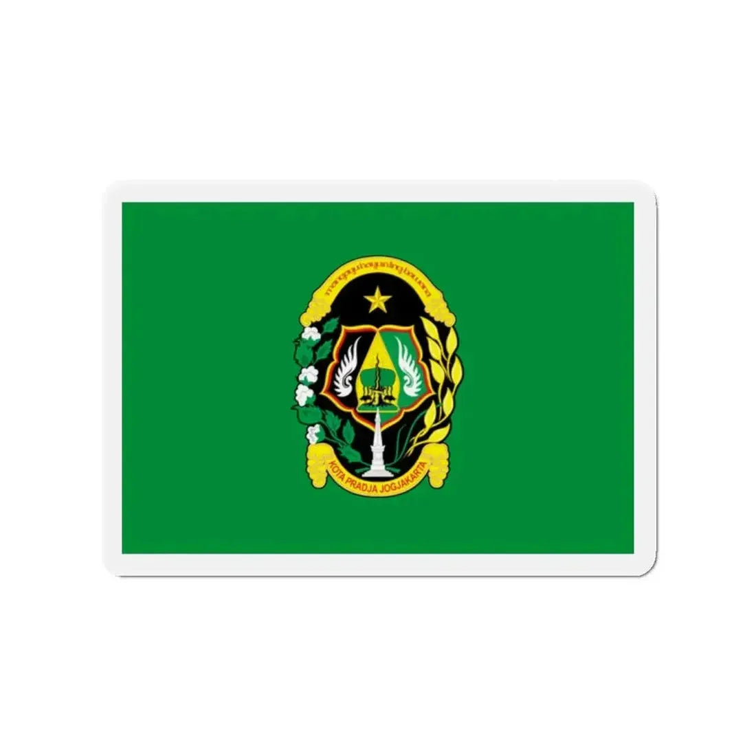 Flag of City of Yogyakarta Indonesia - Refrigerator Magnet - The Sticker Space