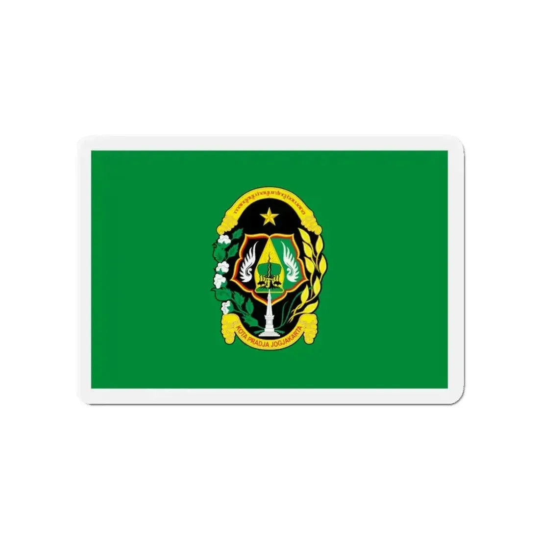 Flag of City of Yogyakarta Indonesia - Refrigerator Magnet - The Sticker Space